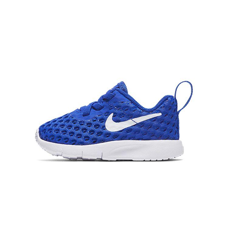 Nike Tanjun Br Blue Slip Resistant Durable Low Top Sports Casual Shoes Baby Sneaker AO9605-400