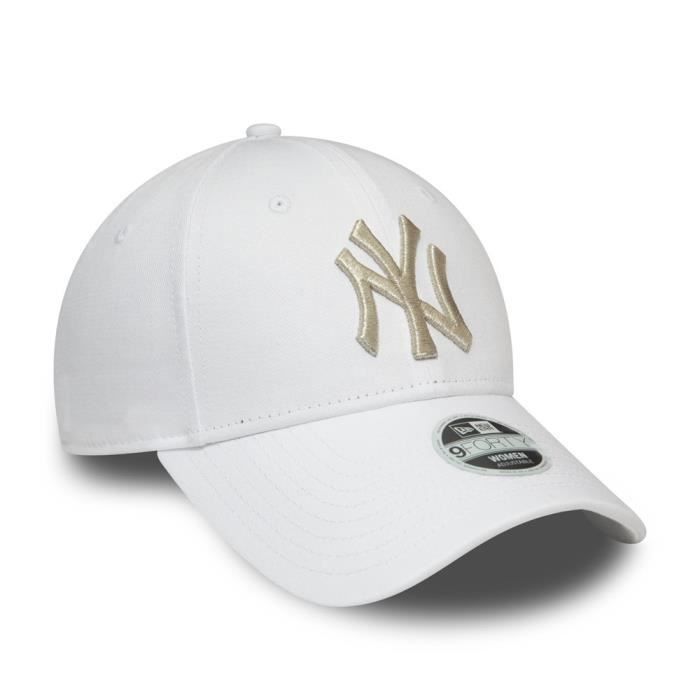 NEW ERA, Wmns metallic logo 9forty neyyan, Whi