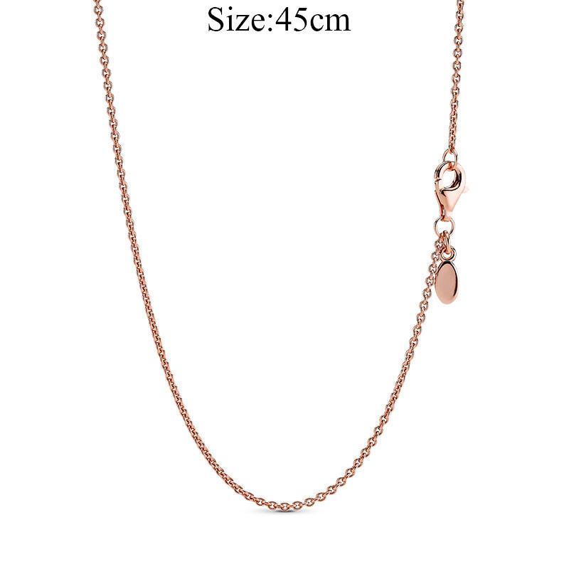 New 925 Sterling Silver Fashion Chunky Infinity Knot Pendant Necklace Snake Chain Collar O Pendant T Bar Necklace For Women Gift