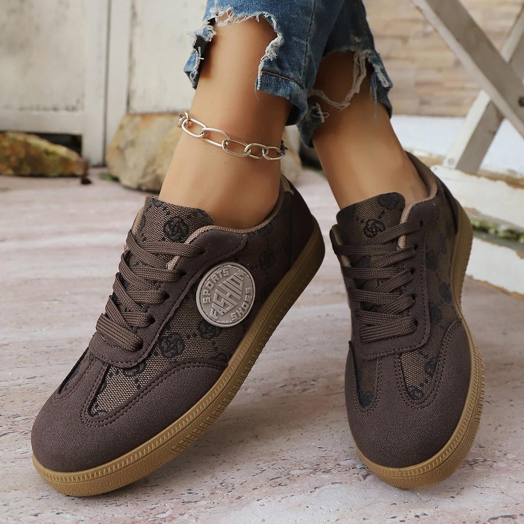 Fashion Women Sneakers Fashion Lace Up Sports Shoes Woman  Lightweight Comfortable Sneakers Women Casual Breathable Plus Size Sneakers