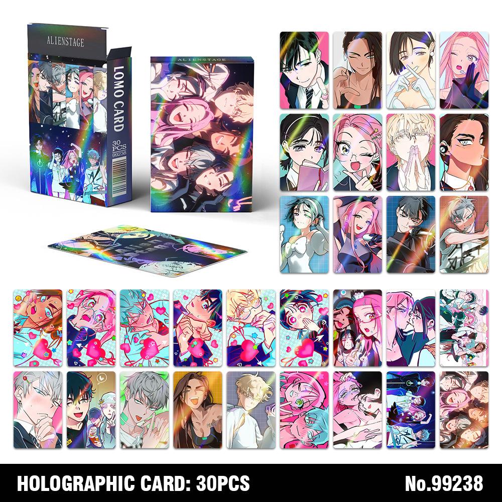 30pcs/set Korean Manga Alien Stage Cards Anime Games Luka Till Ivan Mizi Sua LOMO Card Fan Collection Gift