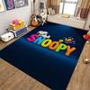 Snoopy Sweet Love Ride Rectangular Rug Nonslip Easyclean Carpet For Kids Bedroom Play Area Home Decor Great Holiday Gift