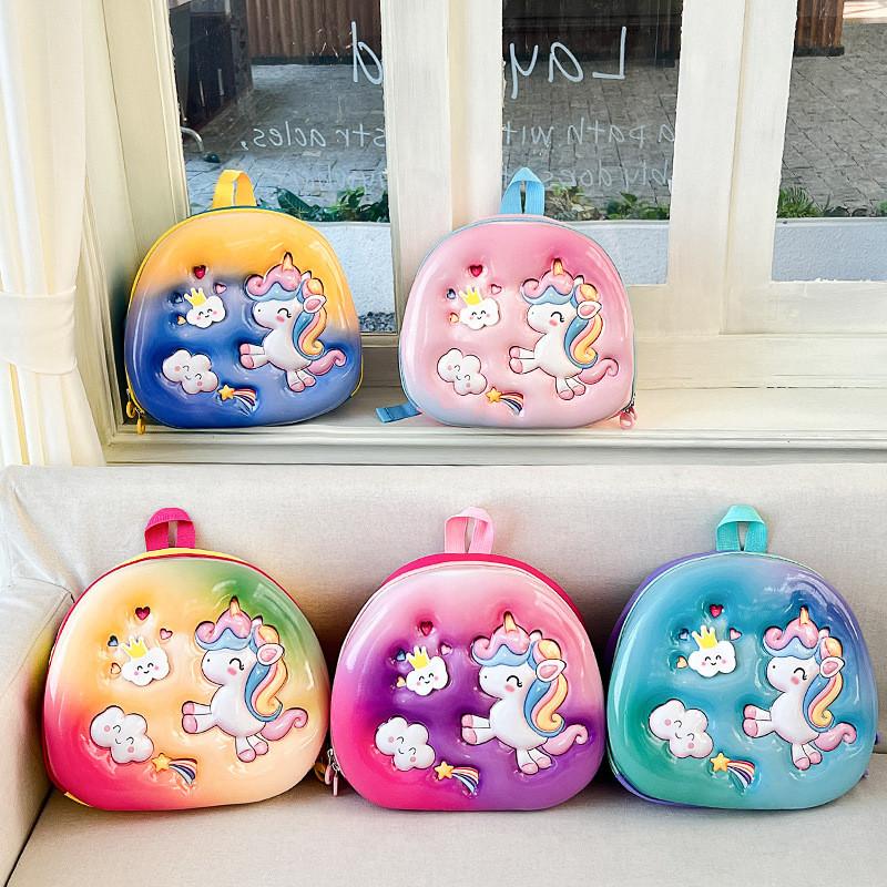 Cute Colorful Cartoon Children's Backpack For Kindergarten Boys And Girls With Spacious Design