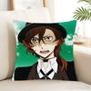 Bungo Stray Dogs Dazai Chuuya Anime Pillow Case Removable Washable Cushion Cover – All-Season Soft Linen