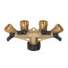 4 Way Water Splitter Brass Ball Valve Distributor for Garden Watering Agricultural Irrigation Car