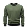 New Autumn and Winter Men's Polar Fleece Casual Solid Color Sweatshirt Youth Fashion Long-sleeved Sports Coat
