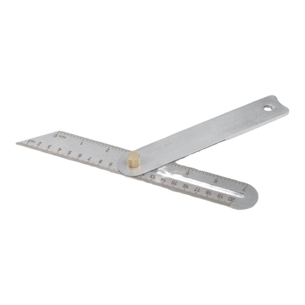 403 Stainless Steel Angle Ruler with Waterproof and Rust Resistant Properties for Construction and For Woodworking