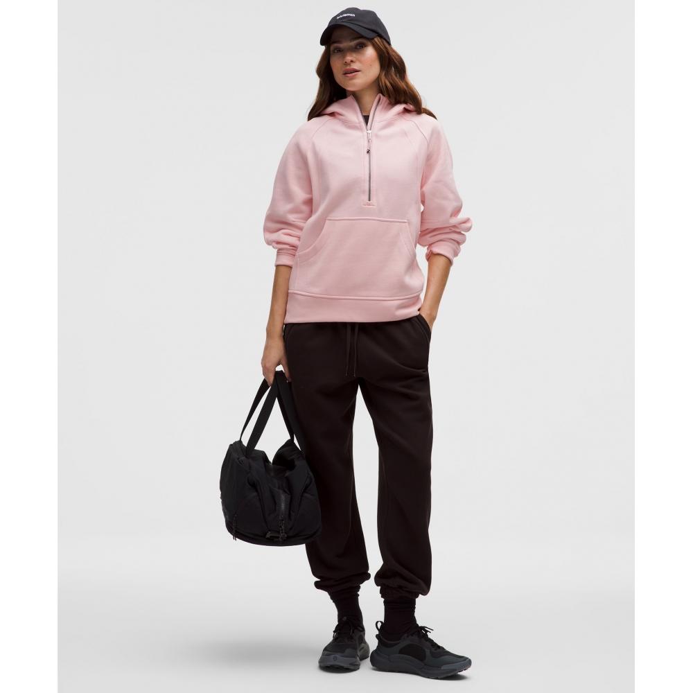 Lululemon Scuba Oversized Half Zip Hoodie  Long Blush Quartz