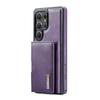 Leather Magnetic Magsafe Case For Samsung Galaxy S25 Edge S24 FE S23 S22 S21 Ultra S25Plus Business Detachable Wallet Card Cover