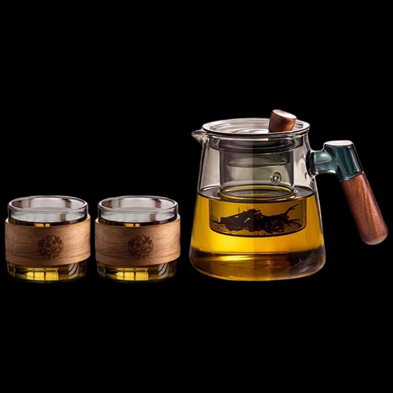 Chating Glass Yaxin Teapot Set