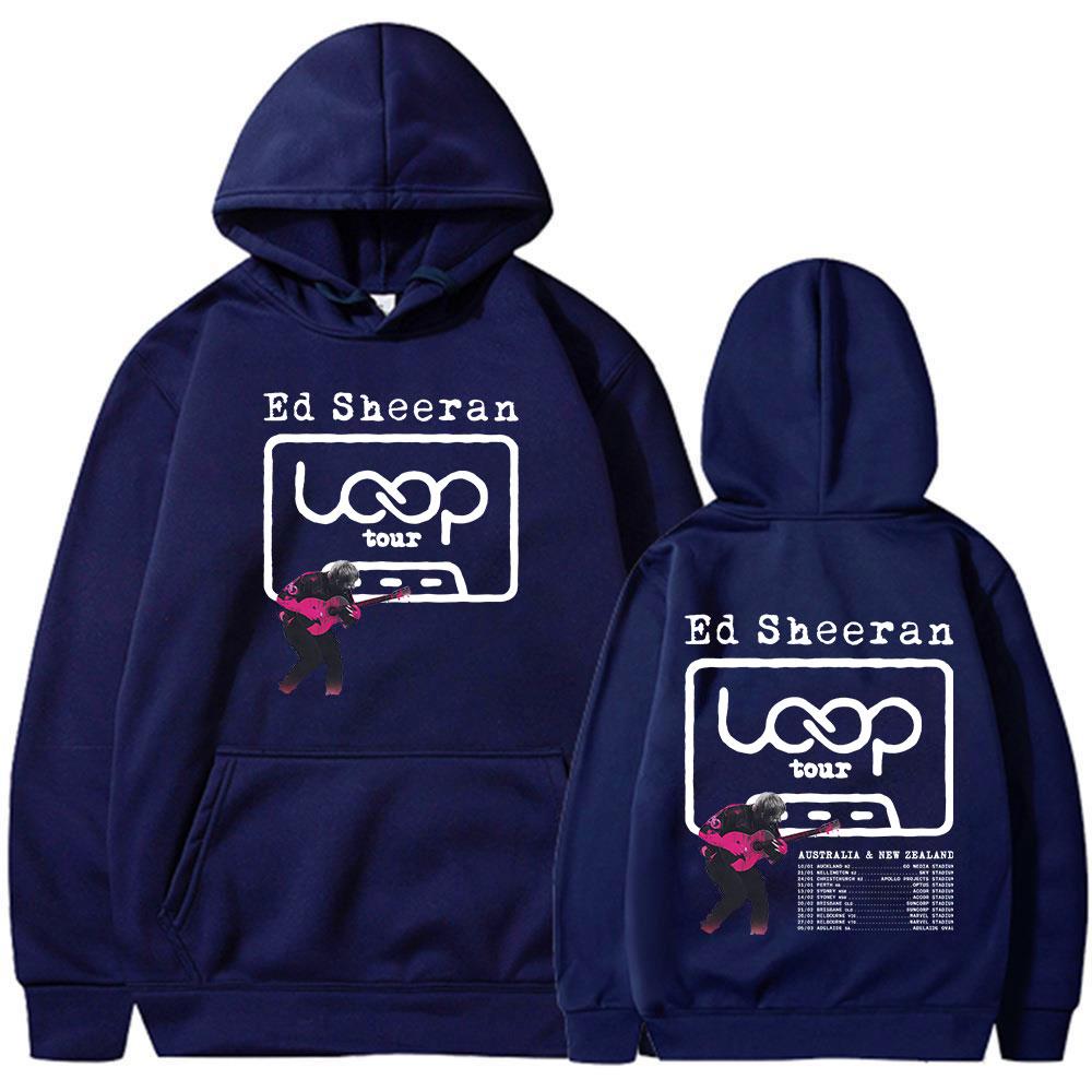 Эд Ширан Loop Tour Австралия и Новая Зеландия 2026 Тур Худи Мужские Женские Одежда Мода Харадзюку Оверсайз Худи 3XL