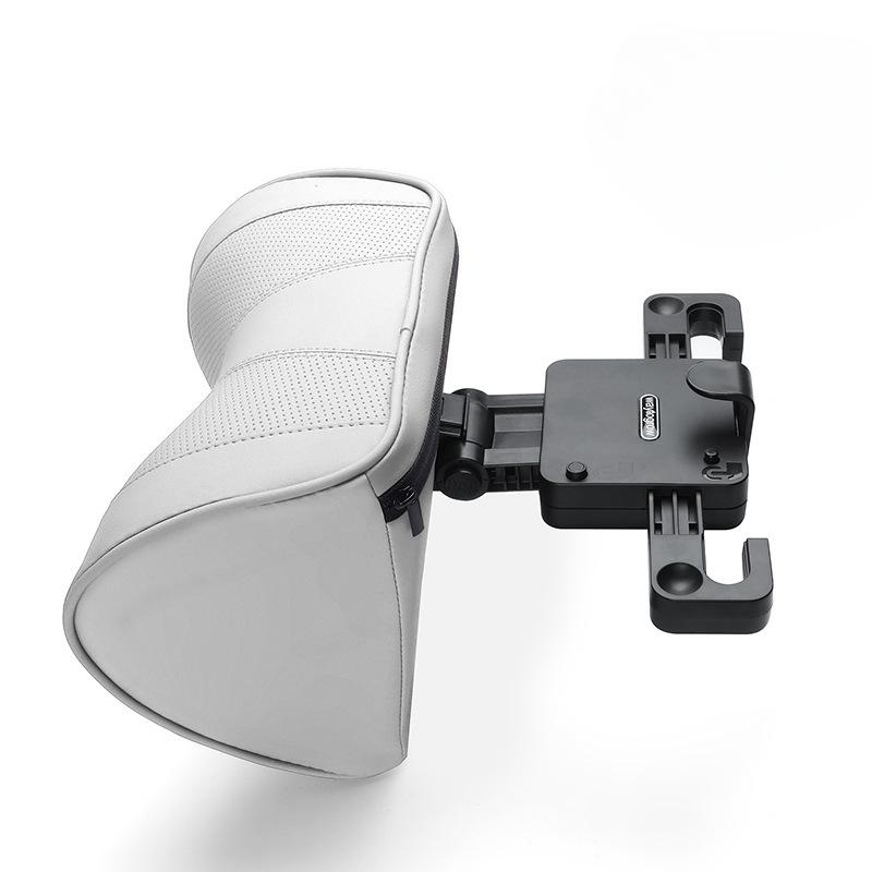 Car Headrest Pillow Adjustable Memory Foam Car Neck Pillow Multi-Function Head and Neck Pillow Support Cushion Auto Accessories