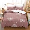 Dandelion Bedding Set King Size Bedroom Microfiber Fabric Duvetcover&2Pcs Pillowcase Twin Full Queen Size Comforter Bedding Sets