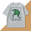 I Beg To Differ T Shirt Unisex Women Loose Frog Printed Tshirt Casual Cotton Short Sleeve Harajuku Tshirt Unisex Oversized Clothes