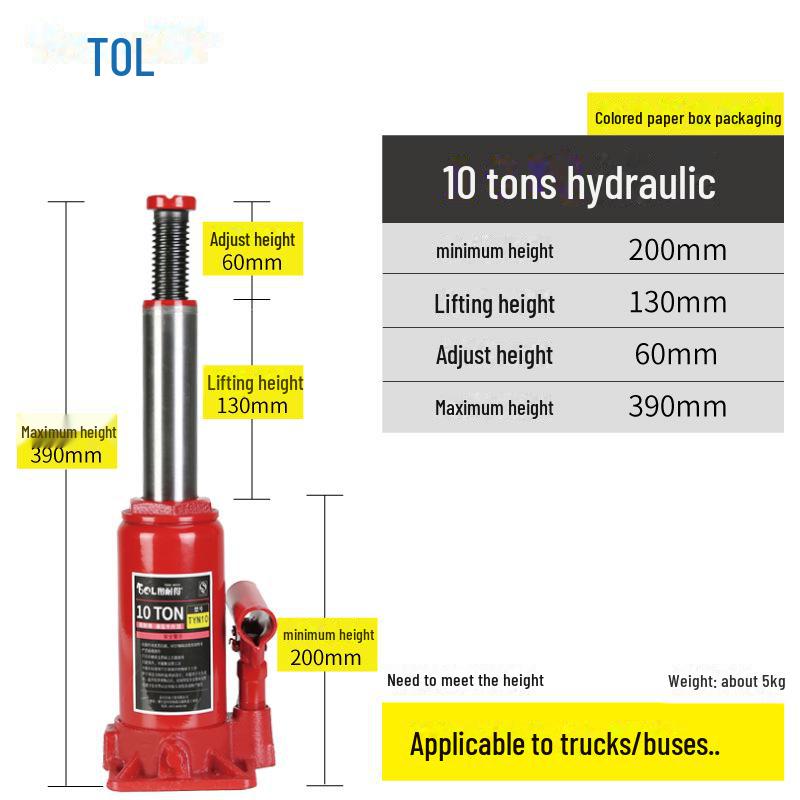 Hydraulic Car Jack for Off-Road Tire Changes (2T/3T)