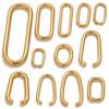 20pcs Stainless Steel Oval Open Rectangle Bezel Blank Charm Earrings Conectors for Jewelry Making Supplies Connector Rings