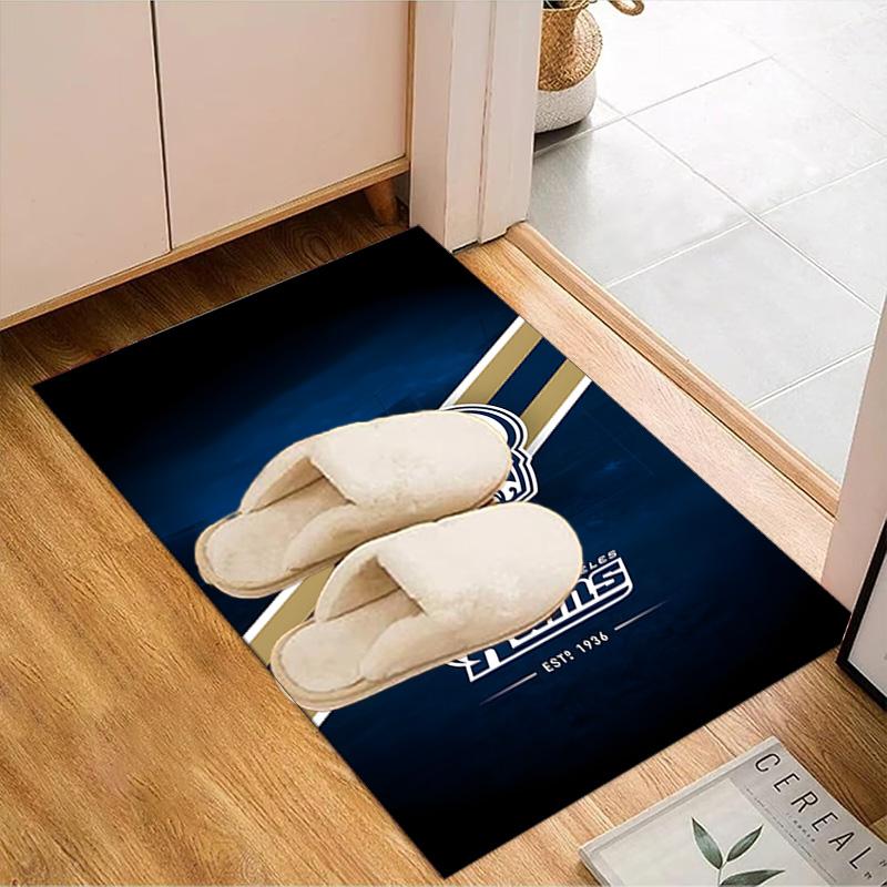 Angeles Rams Team  Rug Game Carpet, Floor Mat for Bedroom Living Room Entryway Rug, Home Decor Idea Gift for Christmas Birthday