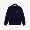 Lacoste Mens Interlock Quarter Zip Sweatshirt