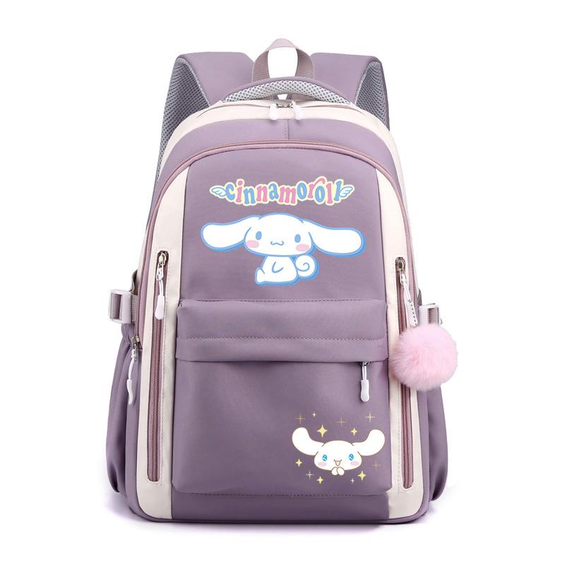 Cartoon Puppy Printed College Style Backpack Student Casual Schoolbag Large Capacity Student Schoolbag