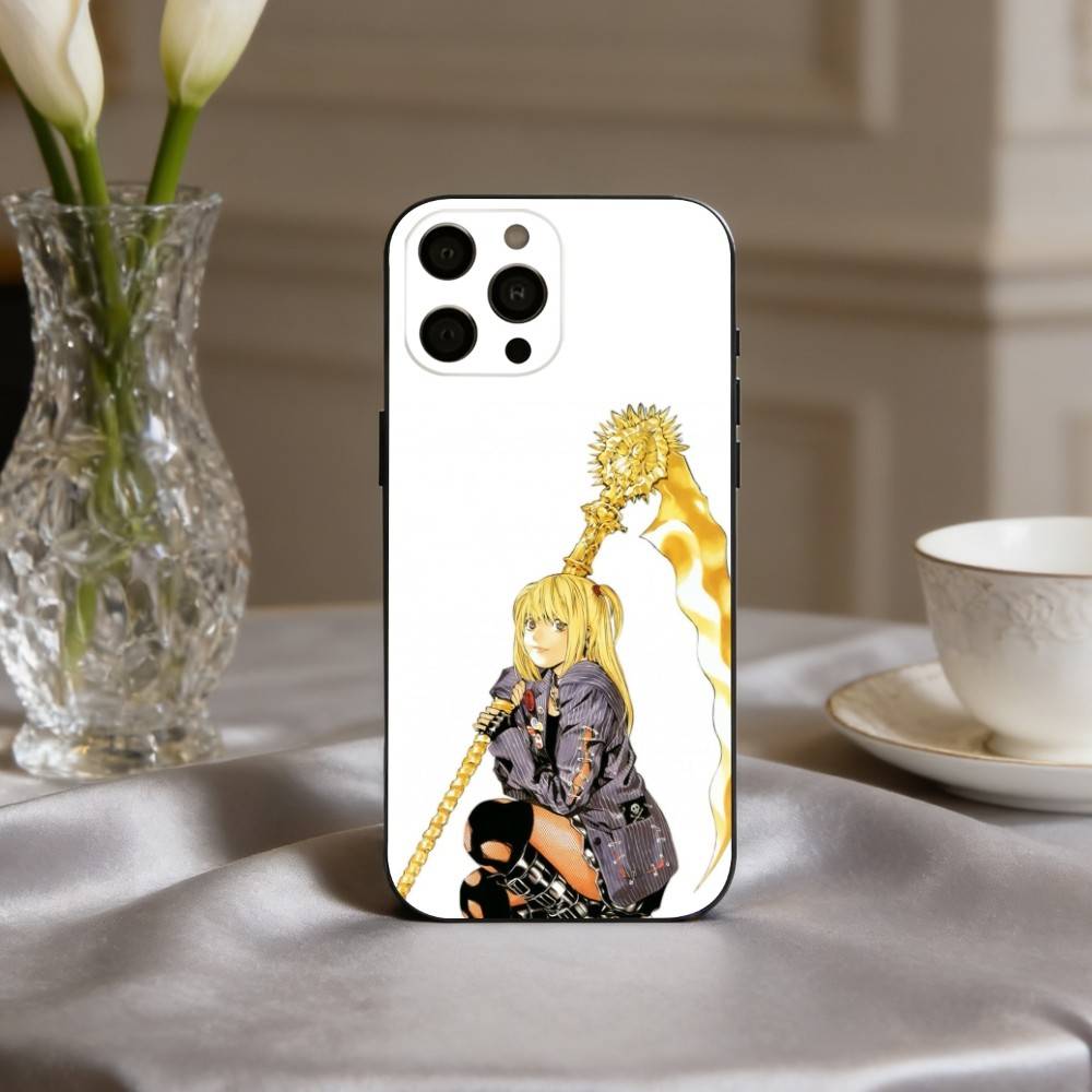 M-Misa D-Death-H N-Note-E Phone Case For iPhone 17pro, 16,15,14,13,12,11 X XR Plus,Others Soft Black Cover