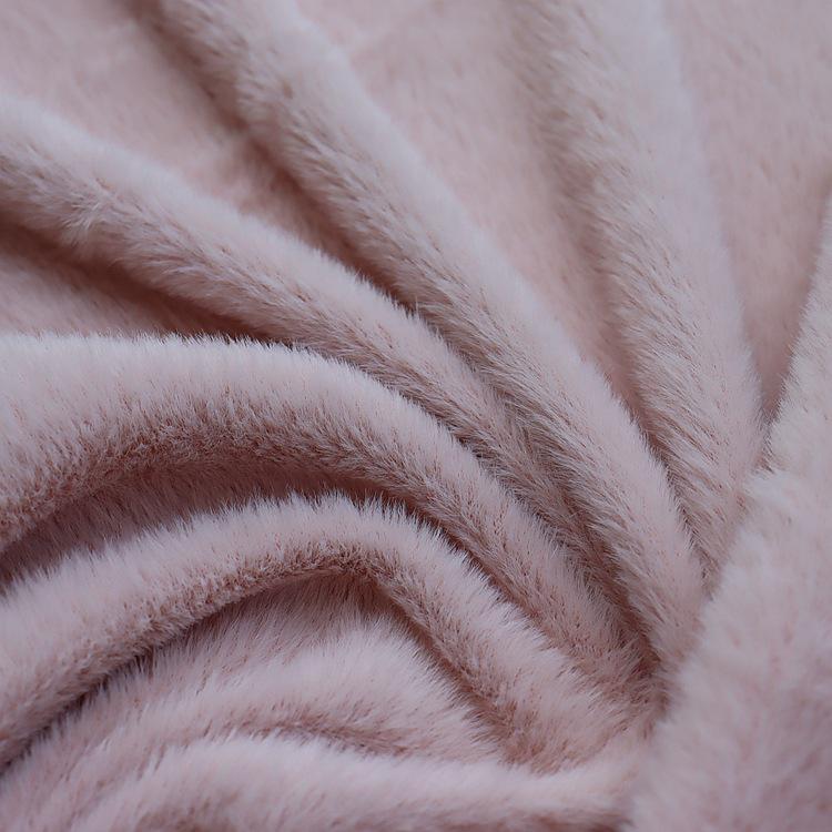 Nylon Gold Mink Stretch Wool Fabric for Thick Pajamas & Jackets - Autumn/Winter