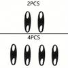 2/4PCS Carabiner Clip Double-layer S-shaped Zipper Clip Used for Outdoor Fishing  Rock Climbing Camping Gadgets and Accessories