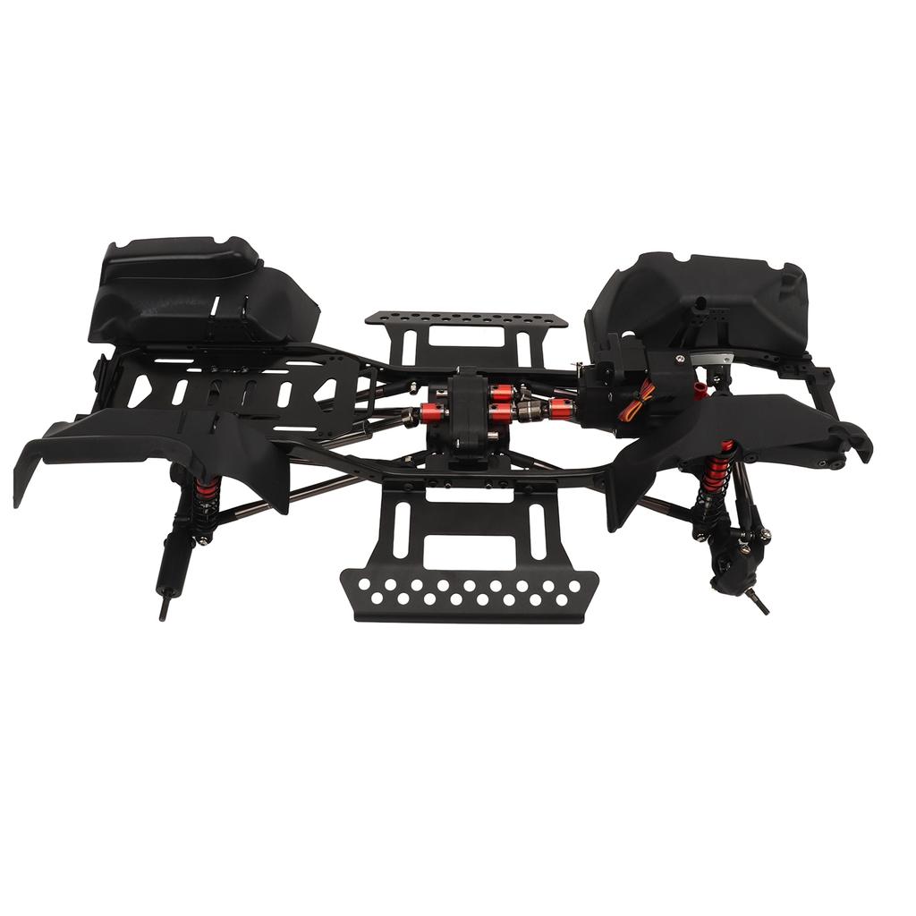 RC Crawler Car Chassis Frame 2 Speed Transmission 4 Shock Absorbers 313mm Wheelbase Chassis Frame
