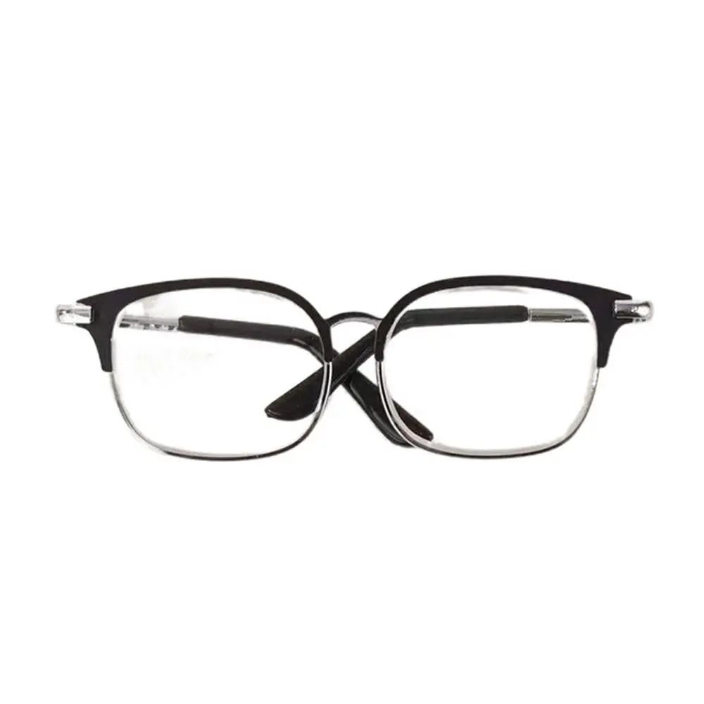 

Очки для куклы Эллипс 20 см Милые очки для плюшевой куклы-идола Очки для куклы с эллиптической оправой BJD серебряный