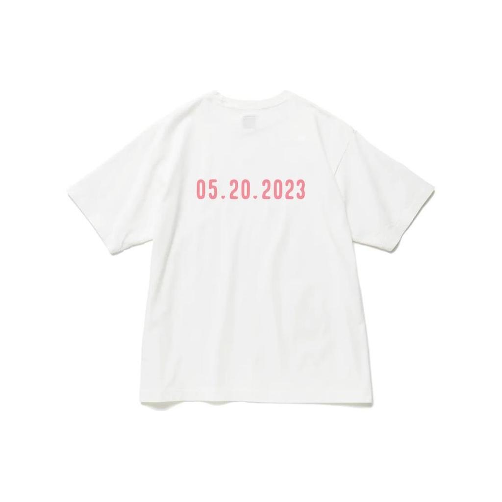 HUMAN MADE T-Shirts Unisex Pink Heart Crew Neck Moderate Straight Fit HM25TE0520