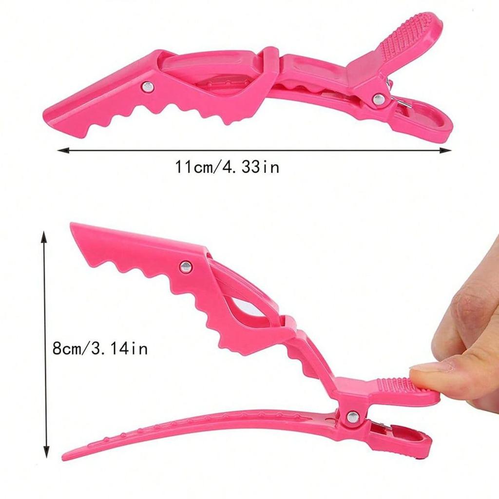 5/10/12/20 Piece Set of Multifunctional Hair Styling Sectioning Clips, Positioning and Partitioning Alligator Clips