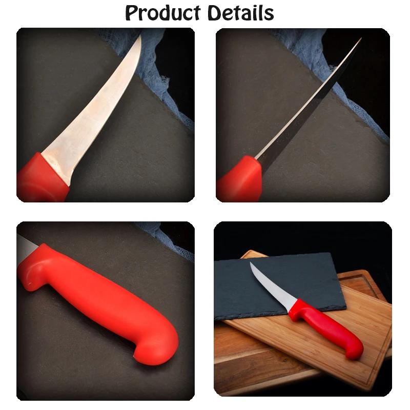 2pcs/set Professional Boning Knife Kitchen Knives Meat Cleaver Stainless Steel Chef Knife Cooking Knives Fruit Knife Kitchen Supplies