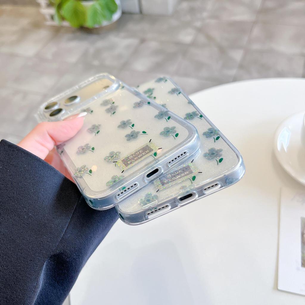 Luanjin IMD Full-Screen Floral Case for iPhone 17 Pro / 15 Pro Max / 16 PM