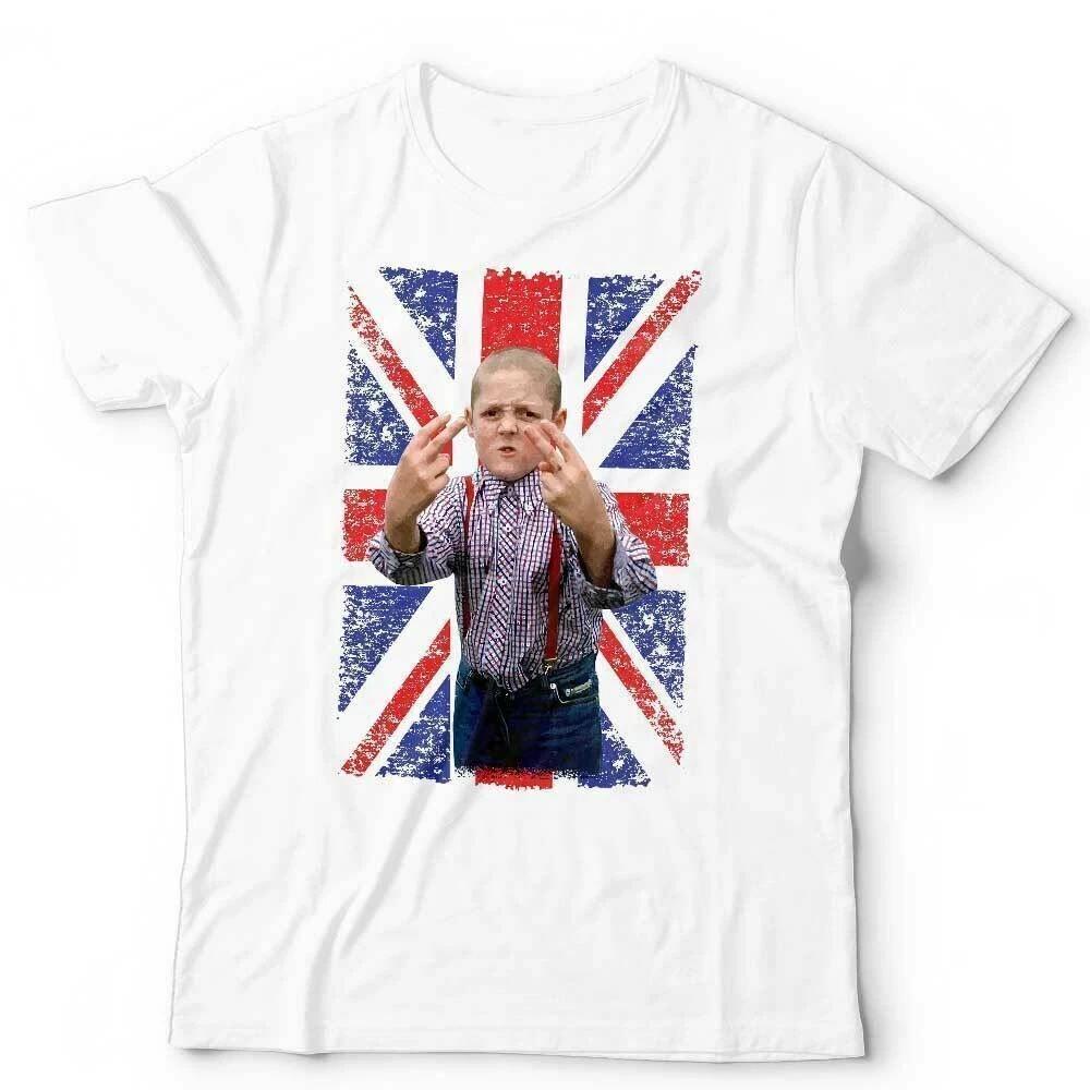 This Is England Tshirt Unisex Skinhead Punk UK Union Jack Britain White Tshirt S