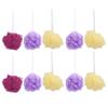 10pcs Bath Shower Sponge Home Travel Portable Exfoliating Bath Loofah Body Scrubber