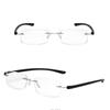 Presbyopia Eyeglasses Anti Blue Light Reading Glasses Rimless Hyperopia Eyewear Computer Eyeglasses
