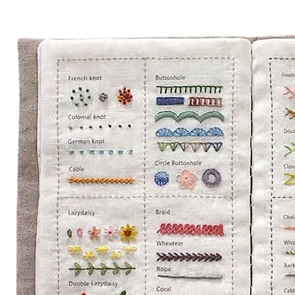 DIY Stitch Book A Comprehensive Guide To Sewing and Embroidery Creative Embroidery Stitches Book for Beginners and Enthusiasts