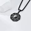 Necklace Tai Chi Yin Yang Bagua Round Pendant National Fashion Retro Jewelry Accessories