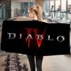 Classic Game D-Diablo Microfiber Blanket Quick Drying Beach Towels Oversized Printing Super Absorbent Pool Towel Blanket