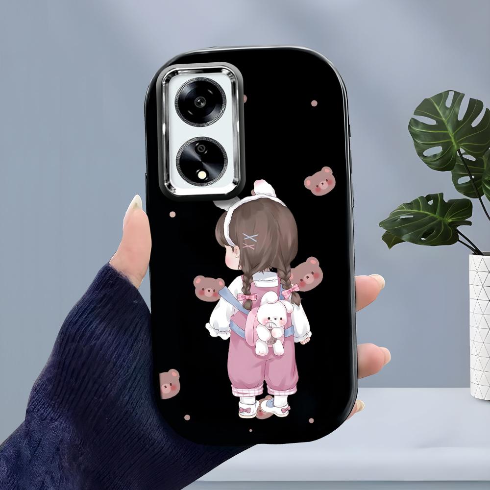 Solid Color Silver Edge Lens Soft Liquid Silicone Shockproof Phone Case for iPhone Samsung Huawei Honor Xiaomi Redmi OPPO Realme Vivo Infinix Tecno