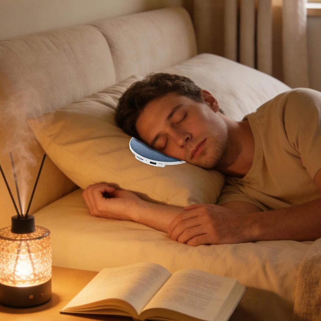 Wireless Pillow Speaker for Sleeping, Music Box for Side Sleepers Adults, Personal Audio for Bed, Gift for Women Men Teens