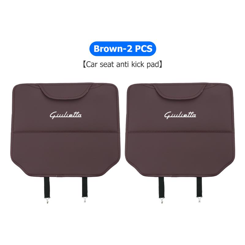 BQVLT1 Car Anti-dirty Pad Seat Back Protective Mat Anti Kick Pad Car Accessory For Alfa Romeo Giulietta 940 2010-2014 2015 2016 2017