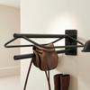 Wall Mounted Saddle Rack Reinforced Adaptable for Equestrians