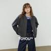 Women's Retro Wool Blend Baseball Jacket