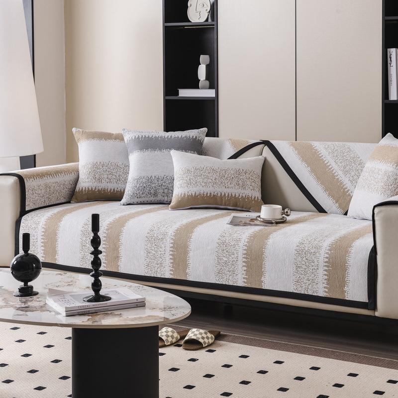 1Pc Nordic Chenille Sofa Cover Universal Non-Slip Couch Towel Geometric Sofa Protective Slipcover Living Room Sofa Cushion Mat