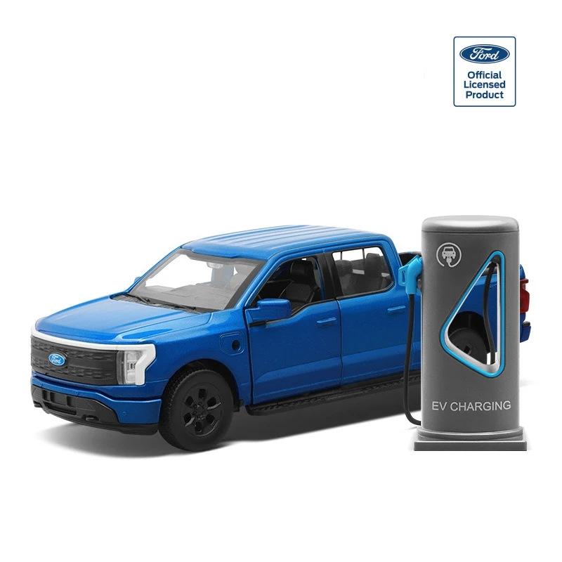 1:36 Ford Raptor F150 Pickup Legierung Neue Energie Auto Modell Druckguss Metall Spielzeug Geländefahrzeuge Auto Modell Ton Und Licht Kinder Geschenke