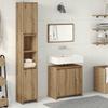 3 Piece Bathroom Furniture Set Artisan Oak Wood Composite