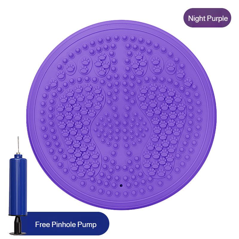 

Balance Board Yoga Mat Sensory Integration Training Equipment Touch Massage Pad Foot Bottom Massage Mat Entertainment фиолетовый