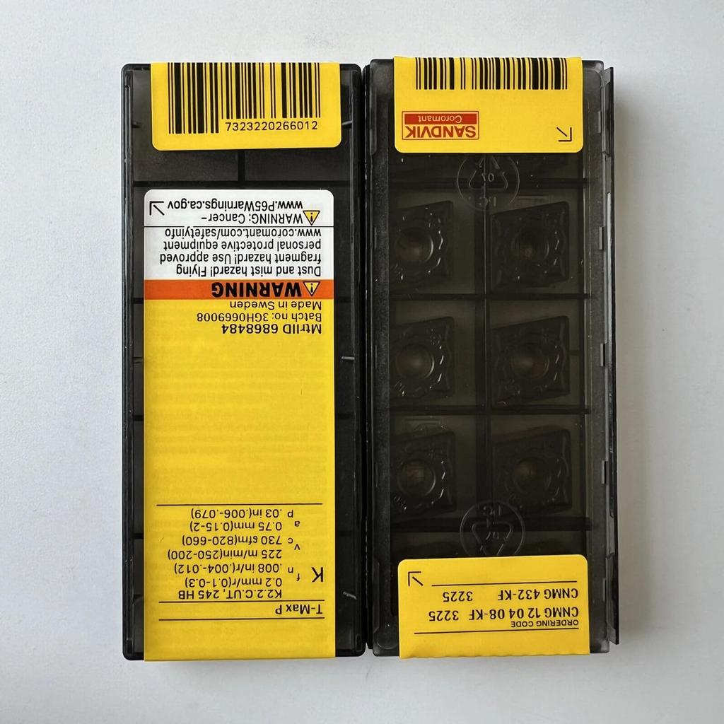 Original Sandvik / CNMG120408-KF 3225 /CNC lathe carbide blade tool 10 Pcs