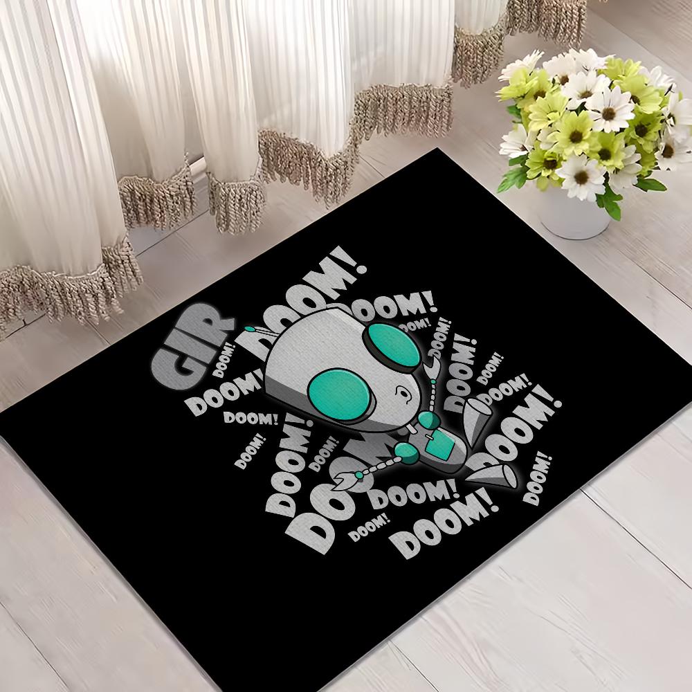 

Дверной коврик для гостиной, прикроватное украшение, коврик для пола у кровати, ванной, кухни, входной коврик, ковер-мультфильм Зим, большой ковер SJR40x60CM