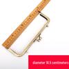 Silberne quadratische Schließe für handgefertigte Taschen - Mehrere Größen (6,5 – 20 cm)